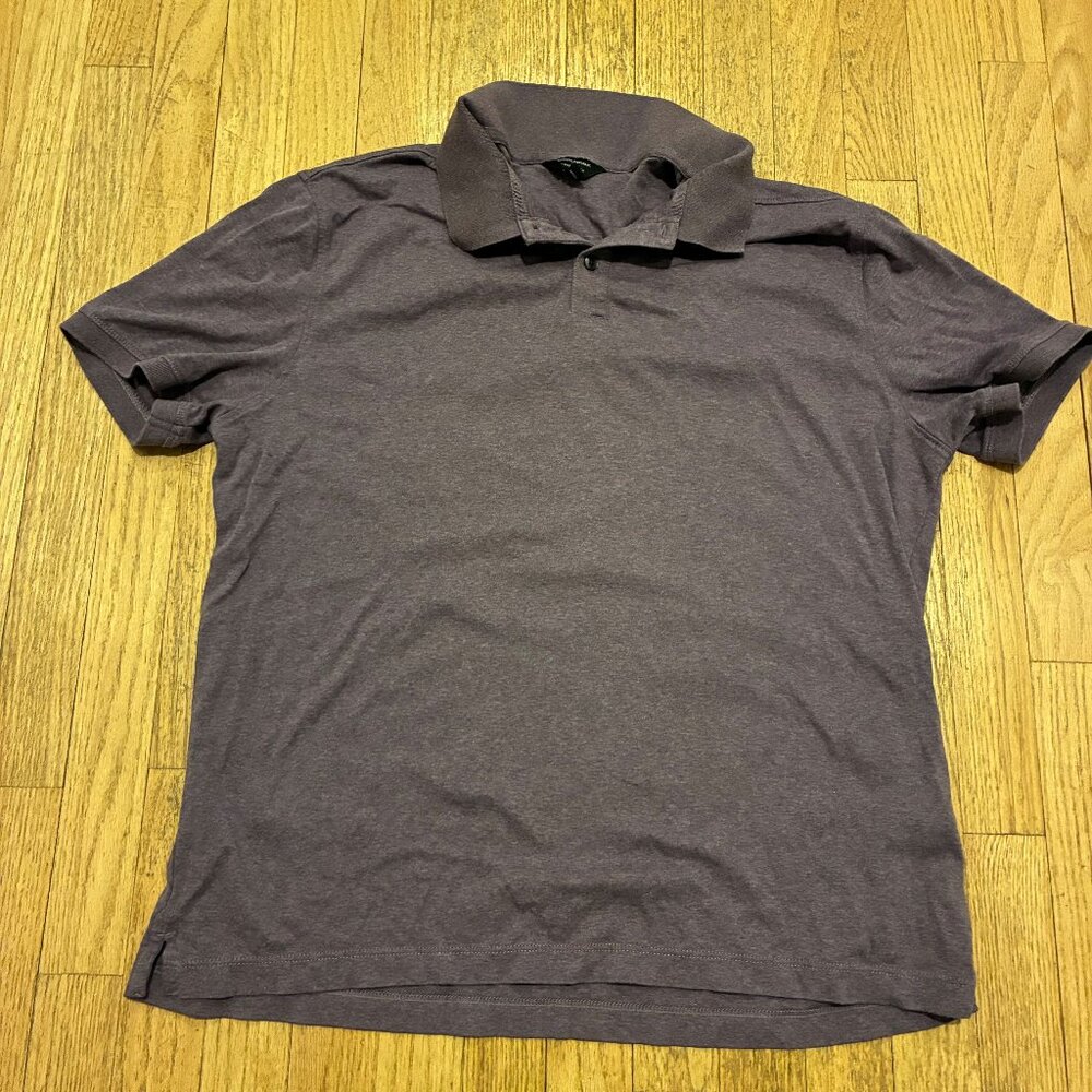 Banana Republic Luxury Touch Polo - Men's Large - Purple